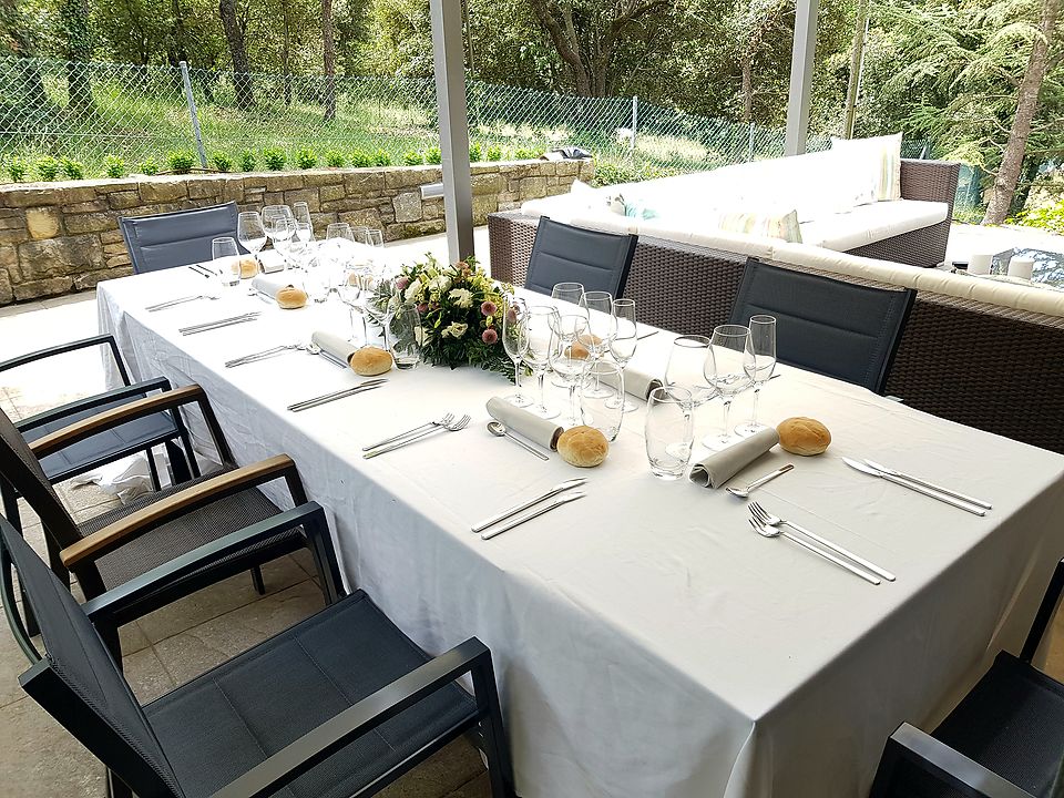 Chef at home in Sant Julià de Vilatorta ( Barcelona ) with local cusine