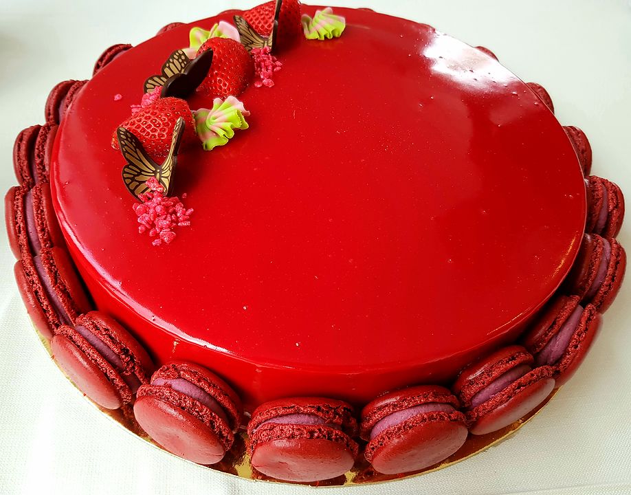 Pastel de frutos rojos