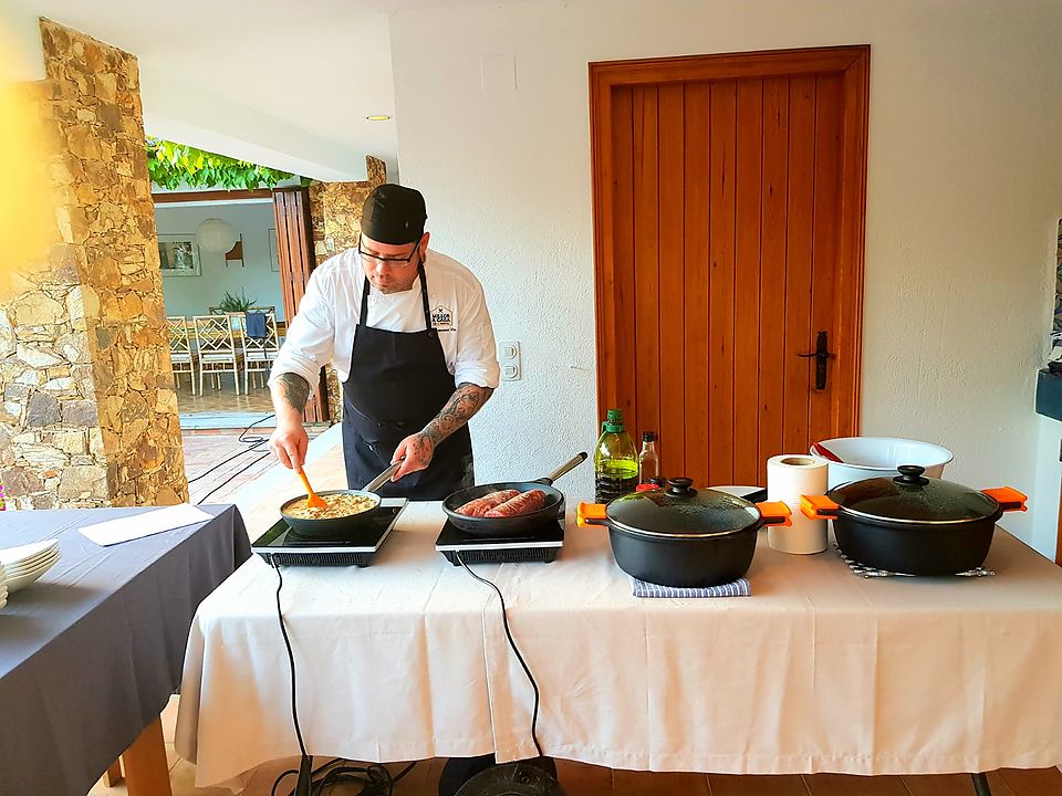 Xef privat a Calella de Palafrugell ( Costa Brava ) amb cuina de proximitat.